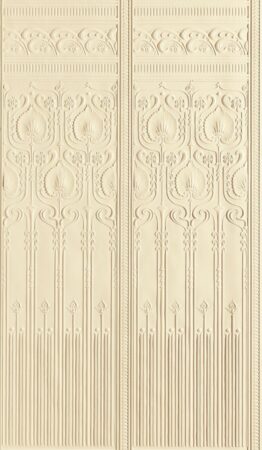 Lincrusta Edwardian Dado RD1964 ungestrichen