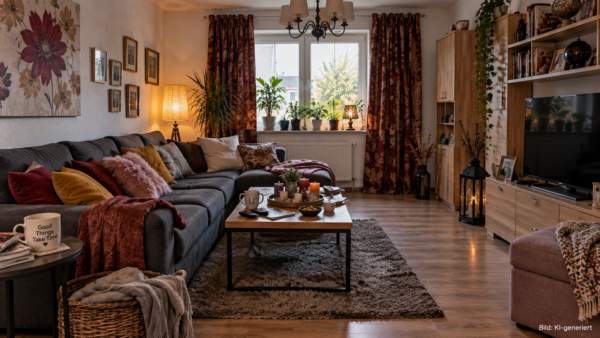 Wohnzimmer ungemütlich